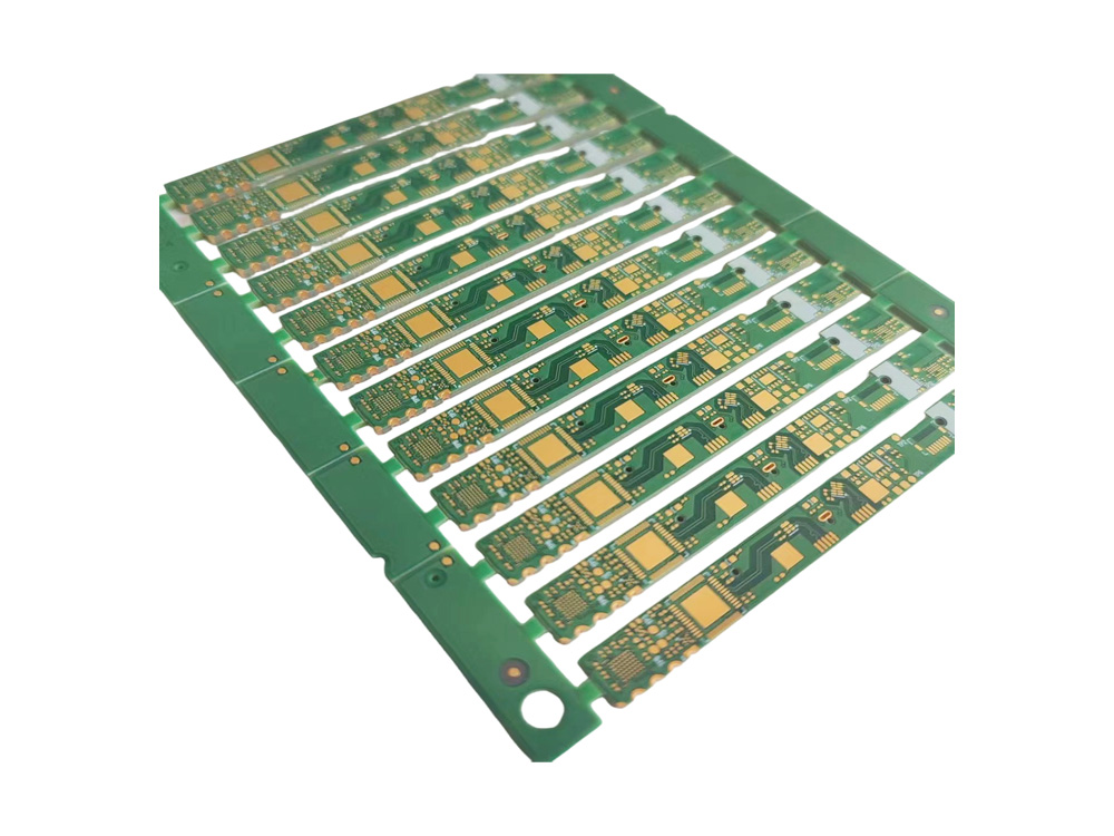 HDI：FR4-S1000-2M-8 layers-1.6mm-1/1/0.5/1/1/0.5/1/1oz-ENIG2u'-Blind buried half-hole PCB